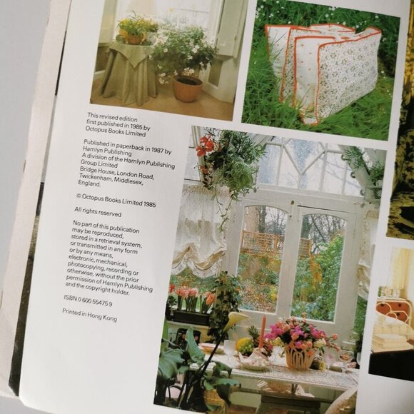 1987 Laura Ashley Home Decorating Book Softcover Soft Furnishings Vintage Fabric - Picture 5 of 13